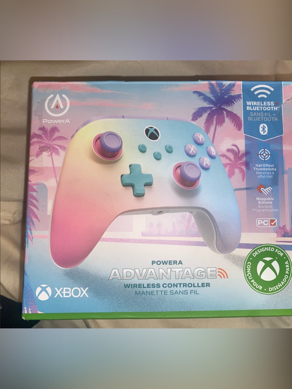 Advantage Xbox Controller -like new no usb for wireless but has wire connector